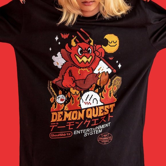 Black 100% cotton longsleeve with multi color digital print, unisex fit, NWT! - Picture 3 of 6